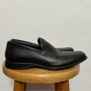 Aquatalia Italian Made Waterproof Black Slip On Loafers Size 9.5 Work Event Job